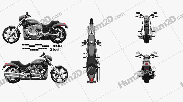 Harley-Davidson VRSCD Night Rod 2006 Motorcycle clipart
