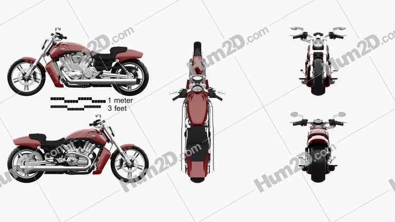 Harley-Davidson V-Rod Muscle 2010 Blueprint