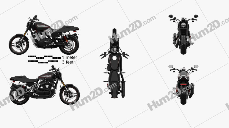 Harley-Davidson Sportster  XR1200X 2012 Motorcycle clipart