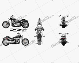 Harley-Davidson SDBV Fat Boy 114 2018 Moto clipart