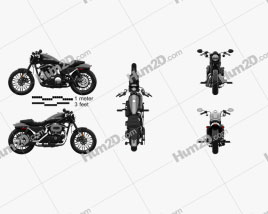 Harley-Davidson XL 1200 CX Roadster 2018 Motorcycle clipart