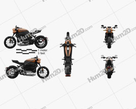 Harley-Davidson LiveWire 2019 Motorrad clipart