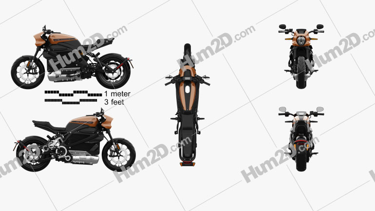 Harley-Davidson LiveWire 2019 Motorcycle clipart