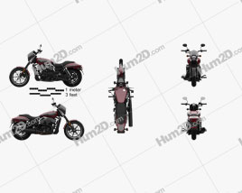 Harley-Davidson Street 750 2018 Motorcycle clipart