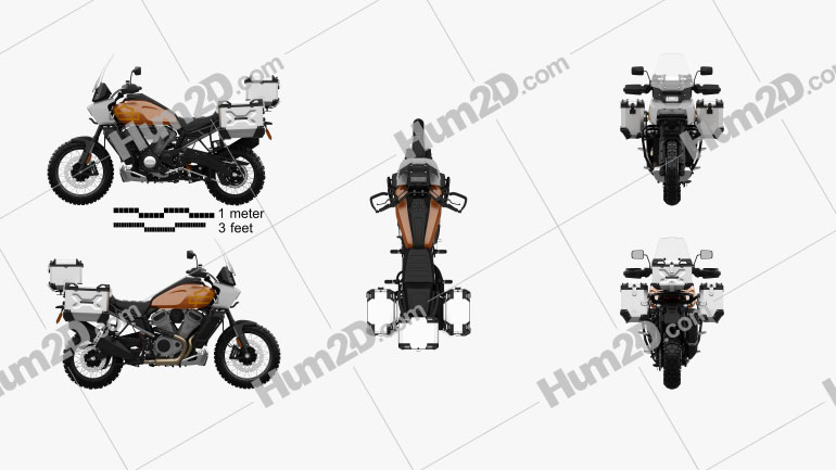 Harley-Davidson Pan America 2021 Motorcycle clipart