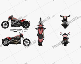 Harley-Davidson FXDR 114 2020 Moto clipart