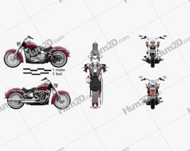 Harley-Davidson Deluxe 107 2021 Motorrad clipart
