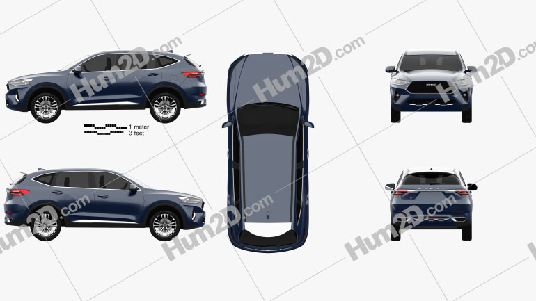 Haval F7 2019 PNG Clipart