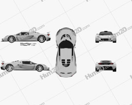 Hennessey Venom GT 2012 car clipart