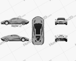 Hispano-Suiza Carmen 2019 car clipart