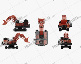 Hitachi EX3600-6 2018 Traktor clipart