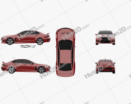 HSV GTS 2012 car clipart