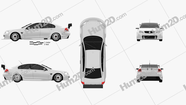 Holden Commodore V8 Supercar 2012 car clipart