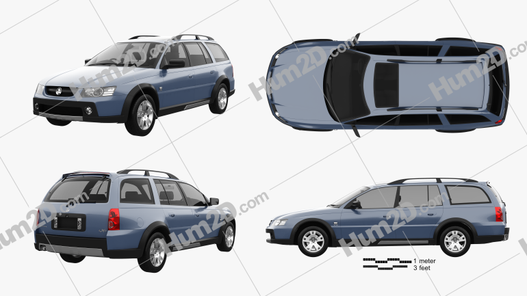 Holden Adventra LX6 (VZ) 2005 Blueprint