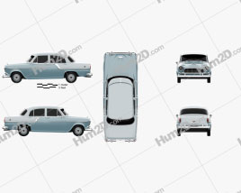 Holden Special 1958 car clipart
