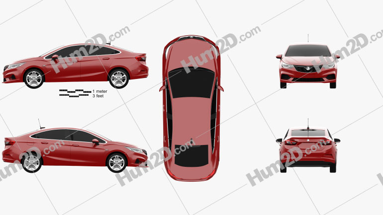 Holden Astra LTZ 2017 Blueprint