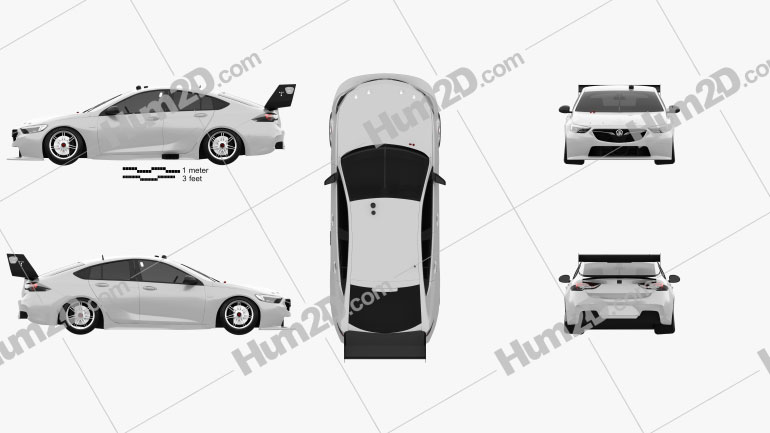 Holden Commodore (ZB) Supercar v8 2017 PNG Clipart