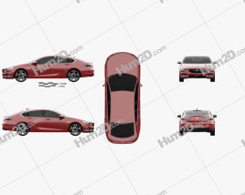 Holden Commodore ZB 2017 car clipart