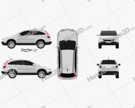 Honda CR-V 2010 car clipart