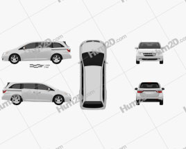 Honda Odyssey 2011 clipart