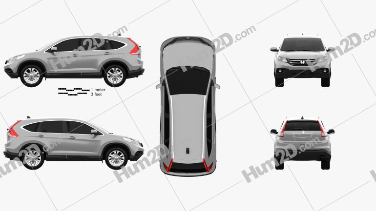 Honda CR-V 2012 PNG Clipart