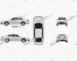 Honda Accord PHEV 2014 car clipart
