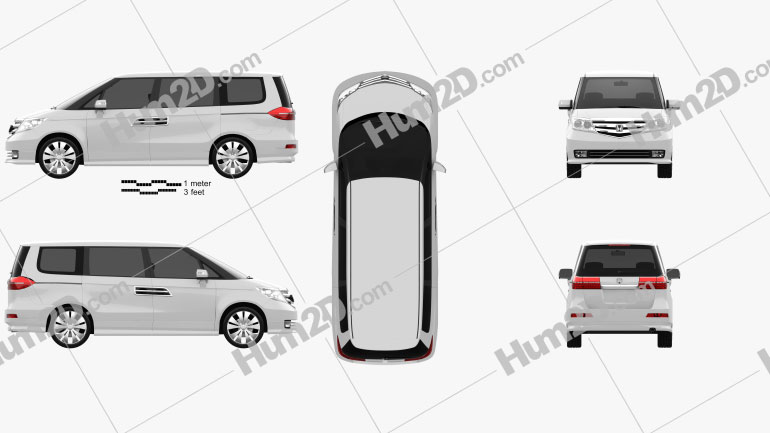 Honda Elysion 2012 clipart