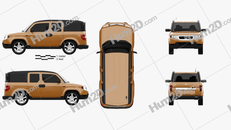 Honda Element EX 2008 Blueprint