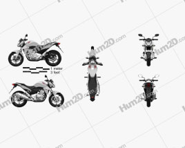 Honda CB300R 2014 Motorcycle clipart