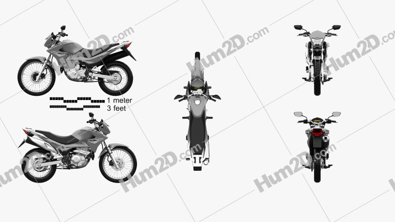 Honda NX 400i Falcon 2014 Motorcycle clipart
