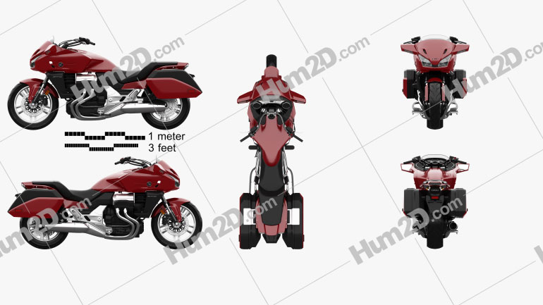 Honda CTX1300 2012 Motorcycle clipart