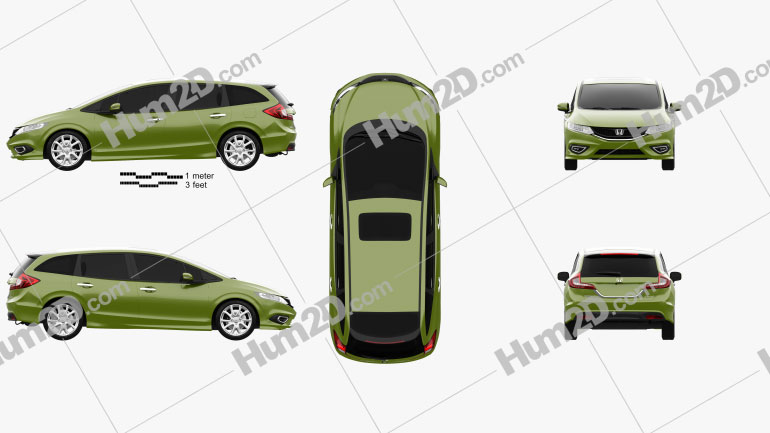 Honda Jade 2014 car clipart