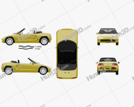 Honda Beat (PP1) 1991 car clipart