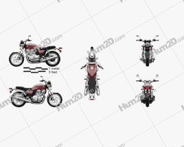 Honda CB 1100 2010 Moto clipart