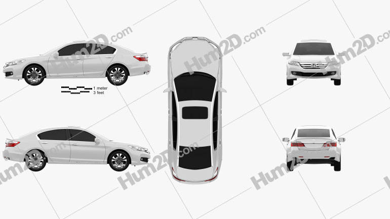 Honda Accord (CN) 2013 car clipart
