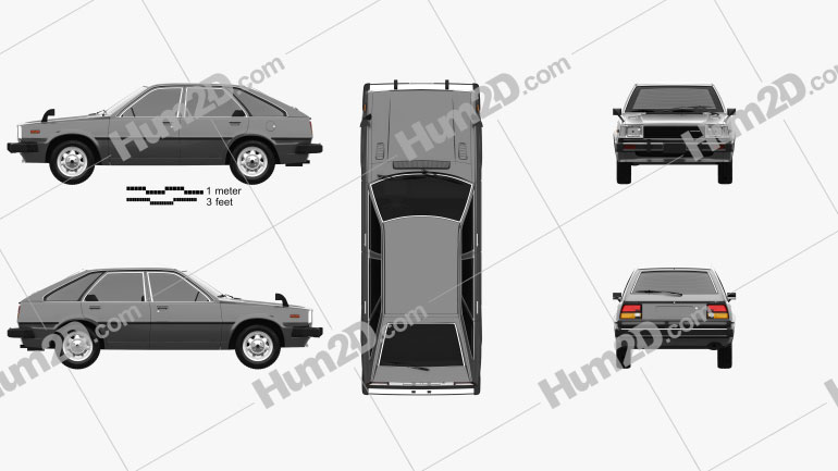 Honda Quint 1980 car clipart