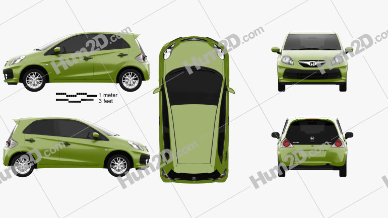 Honda Brio 2012 PNG Clipart