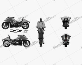 Honda NM4 Vultus 2014 Motorcycle clipart