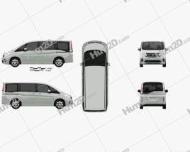 Honda Stepwgn 2015 clipart