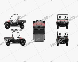 Honda Pioneer 700-2 2016 clipart