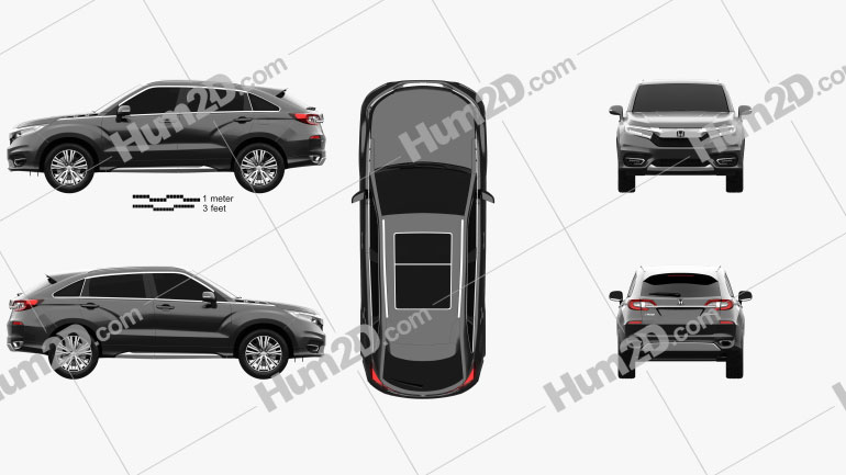 Honda Avancier 2016 car clipart