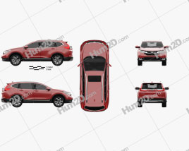 Honda CR-V Touring 2017 car clipart