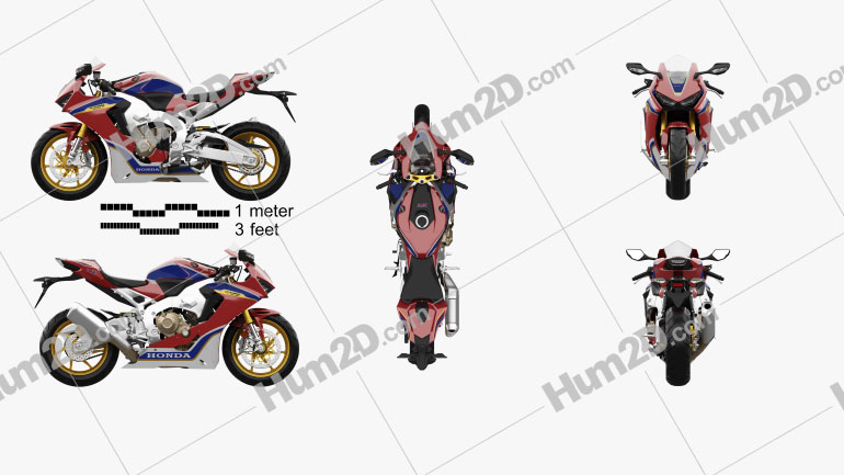 Honda CBR1000RR 2017 Blueprint