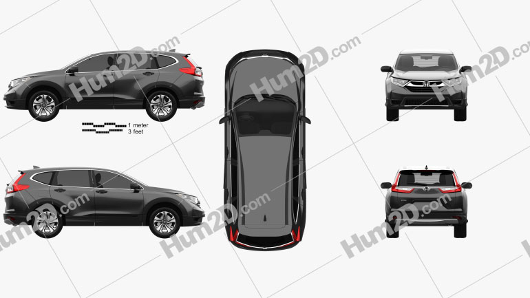Honda CR-V LX 2017 Blueprint