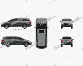 Honda Odyssey Elite 2018 clipart