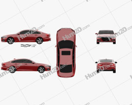 Honda Accord Sport US-Spez sedan 2018 car clipart