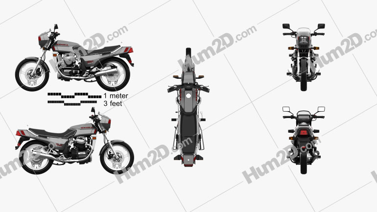 Honda CX650E 1983 Blueprint