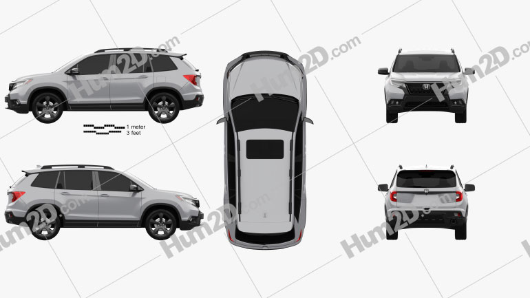 Honda SUV ClipArt Images and Blueprints for Download in PNG, PSD