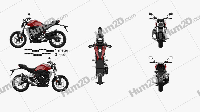 Honda CB300R 2018 Blueprint