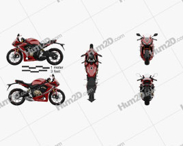 Honda CBR650R 2019 Motorcycle clipart